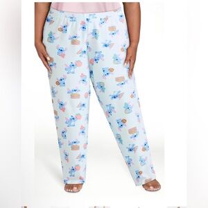 Lilo & Stitch Women's Sleep Pant Pajamas Lounge 2X NWT Blue Disney Pockets